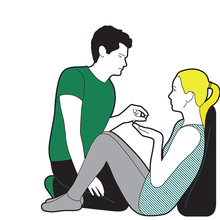 Heart attack first aid - give them one aspirin tablet