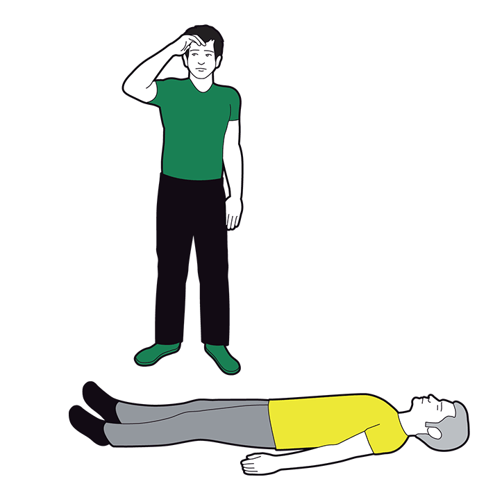 Primary survey - danger - always make sure the area is safe