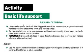 KS2-A13-Chain of survival