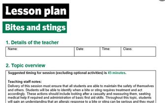 KS2-Bites and stings-Lesson plan