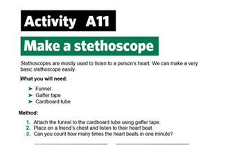 KS2-A11-Make a stethoscope