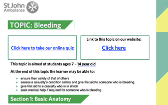 KS2-bleeding-home learning pack