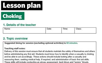 KS2-Choking-Lesson plan KS2-Choking-Lesson plan