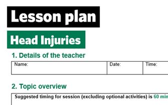 KS2-Head injuries-lesson plan