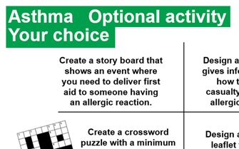 KS3-A35-Your choice optional activities