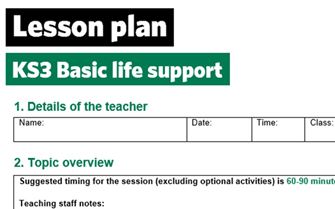 KS3-basic life support-lesson plan