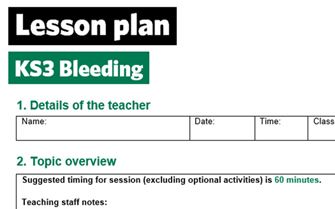 KS3-Bleeding-lesson plan
