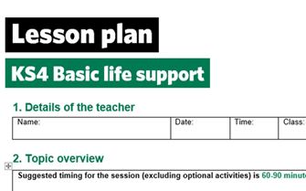 KS4-Basic life support-lesson plan