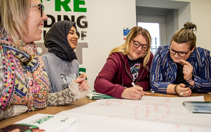 Course participants learn about identifying risks