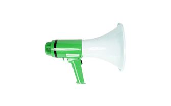 Green megaphone Green megaphone