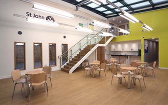 St John Ambulance training venue. 