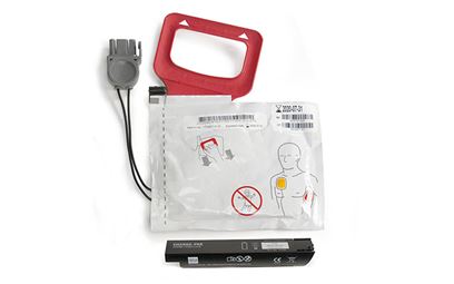 Lifepak® Replacement Kit for Charge-Pak™ Battery Charger with One Set of Electrodes Lifepak® Replacement Kit for Charge-Pak™ Battery Charger with One Set of Electrodes