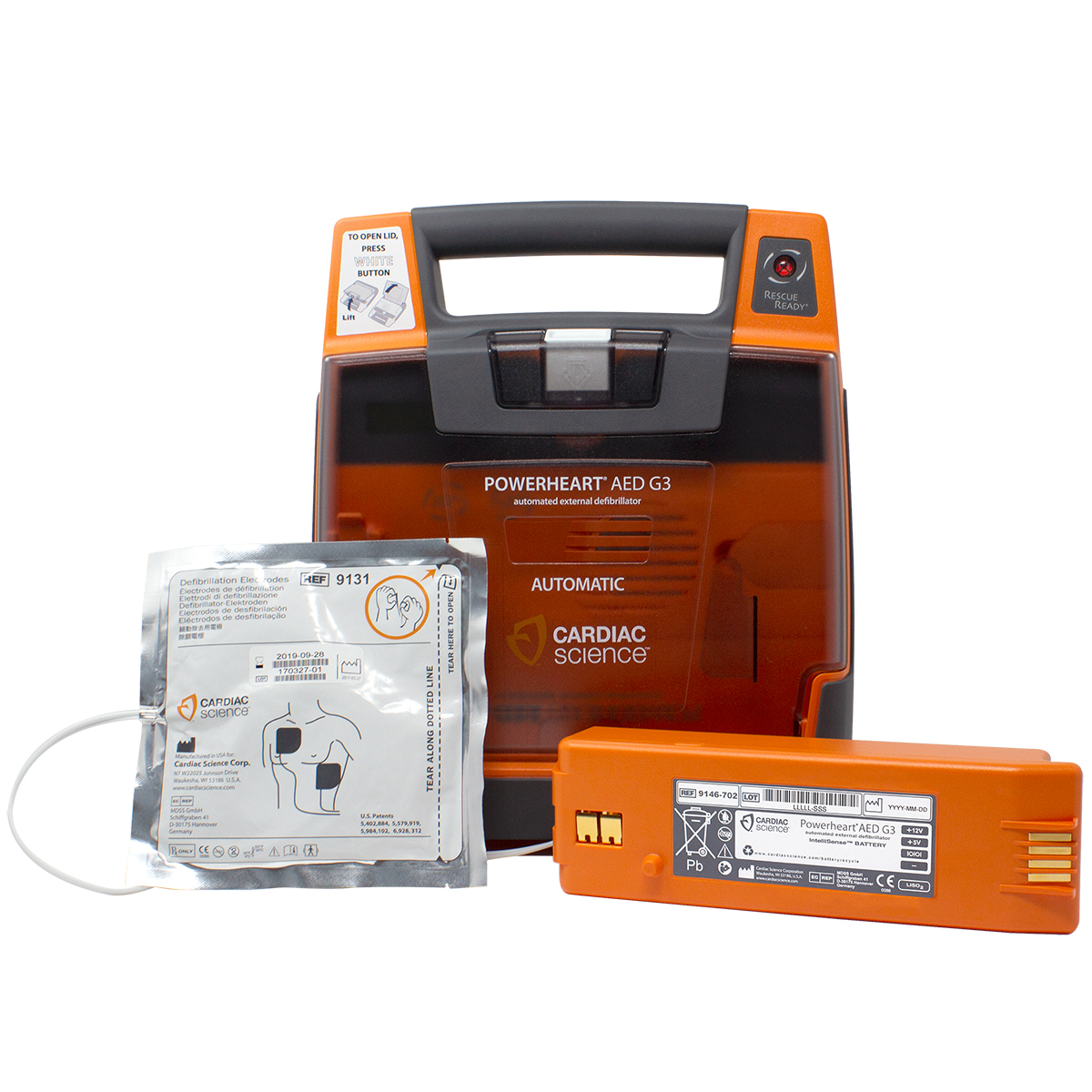 Cardiac Science™ PowerHeart® G3 Elite Fully Automatic Defibrillator
