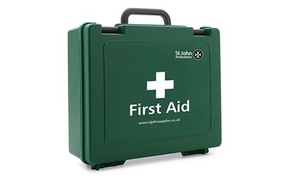 Medium Standard St John Ambulance Empty First Aid Box Medium Standard St John Ambulance Empty First Aid Box