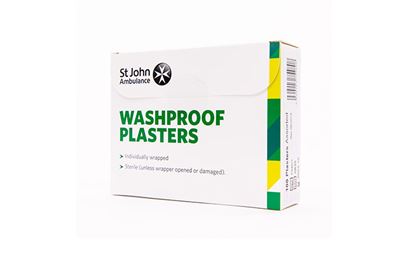 Pack of 100 Assorted Sizes St John Ambulance Washproof Low Allergy Plasters  Pack of 100 Assorted Sizes St John Ambulance Washproof Low Allergy Plasters