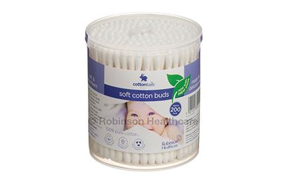 Pack of 200 Cottontails® Cotton Buds with Paper Stems