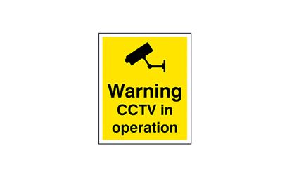 CCTV Vinyl Sign