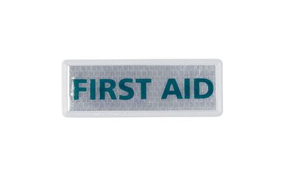 Small First Aid Reflective Badge