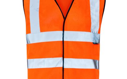 Orange Supertouch® Hi-Vis Waistcoat