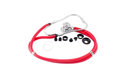 Red Timesco™ Twin Tube Sprague Rappaport Stethoscope