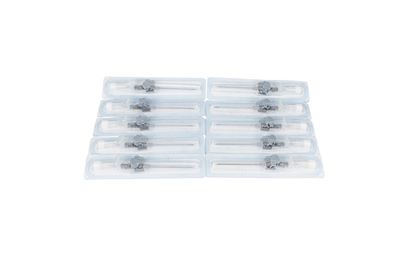 Pack of 10 16g Grey Ported Safety Cannula