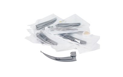 Pack of 10 Size 3 Metal Max 100 Laryngoscope Blades